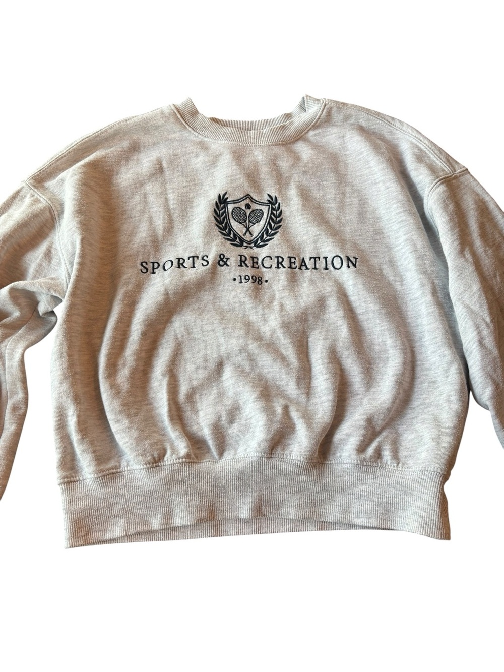 Garage Crewneck Sweatshirt - Light Gray Women Size XS great for teen girls